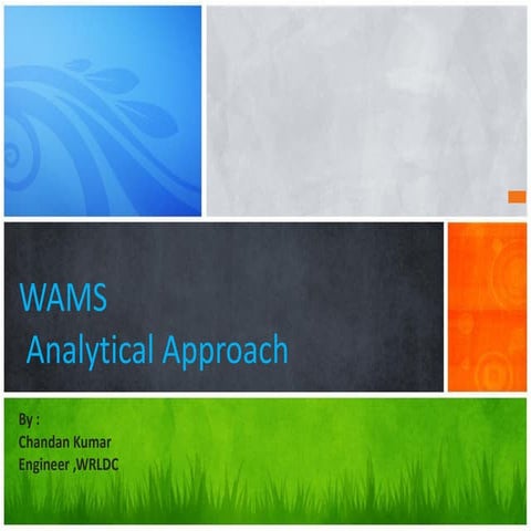 WAMS Analytical Approach 