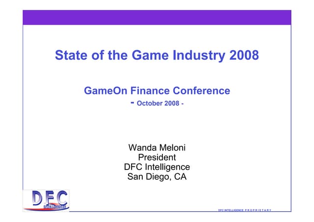 State of the Game Industry 2008
