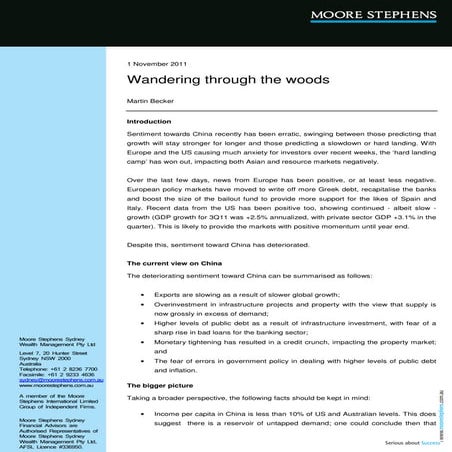 Wandering Through The Woods 01112011