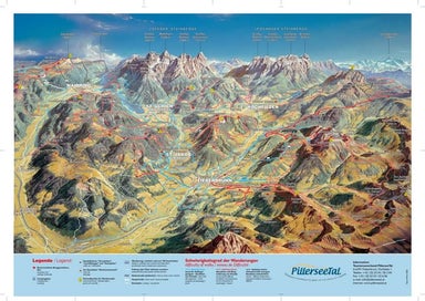 Wanderkarte Pillerseetal