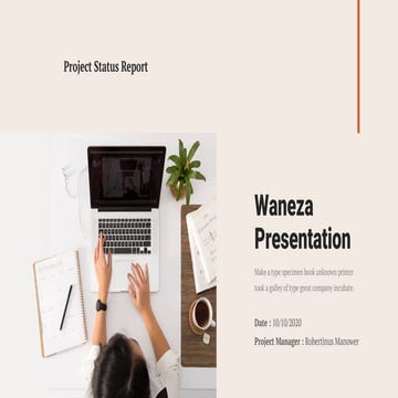 Waneza Presentation : Dark Color Version