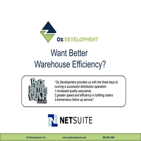 Want Better Warehouse Efficiency?