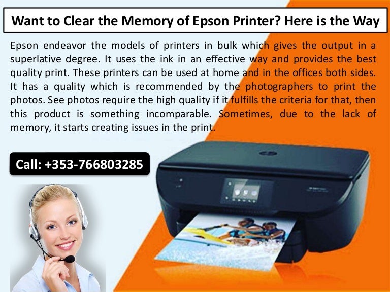 Want to Clear the Memory of Epson Printer? Here is the Way