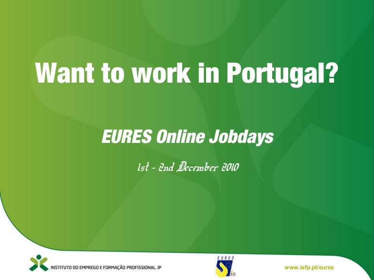 Living and Working in Portugal, presented by EURES
