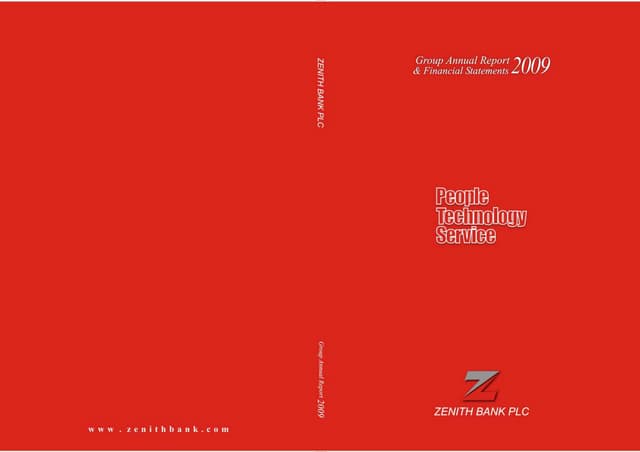 Zenith bank annual report 2009