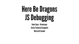 Web a Quebec - JS Debugging