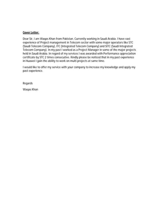 Waqas Khan(Project Manager)