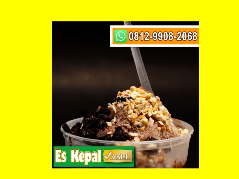 Banner Es Kepal Milo gambar spanduk