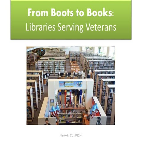 War comes home Presentation - Santa Ana Public Library