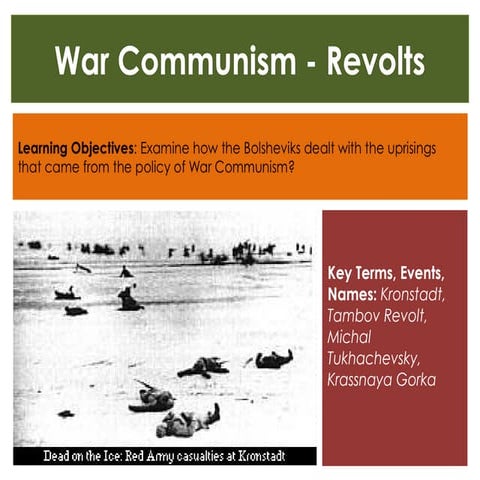 War Communism Revolts