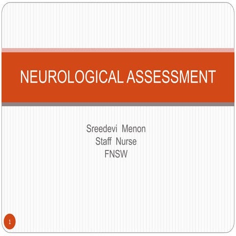 Neurological Assessment
