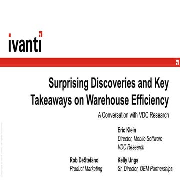 Surprising Discoveries and Key Takeaways on Warehouse Efficiency