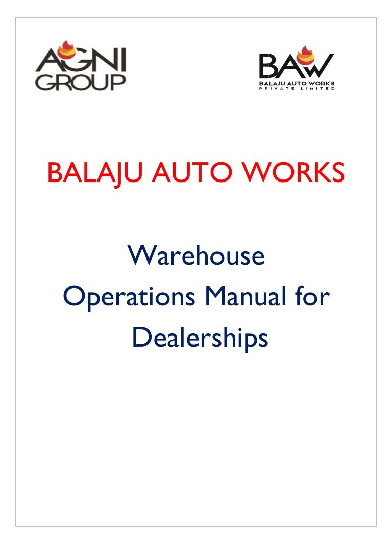 Warehouse Manual