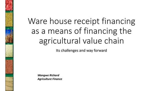 Flows within Fisheries Value Chain Financing | PPT