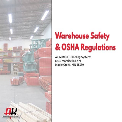 Warehouse Safety & OSHA Regulations