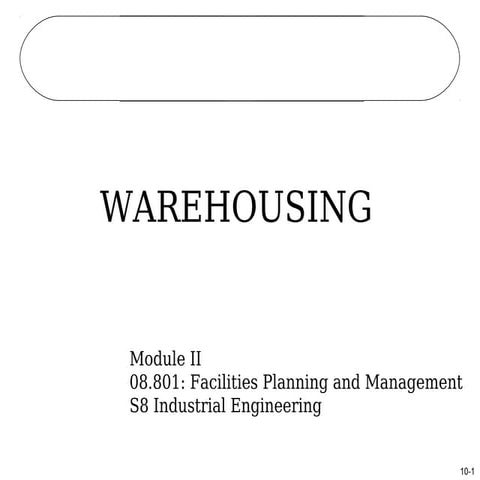 Warehousing