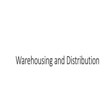 Warehousing and Distribution.pptx