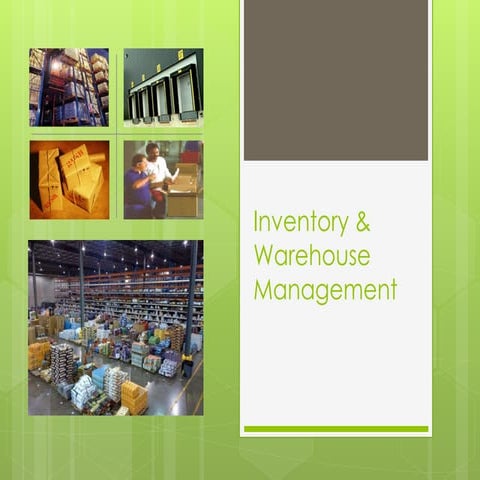 Warehousing  & Inventory management (2018)