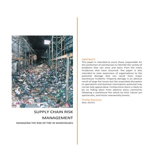 Warehousing risk management | PDF