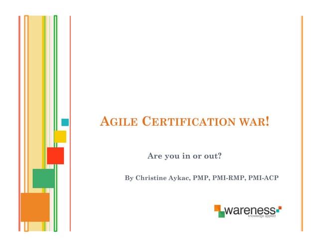 Wareness Training - Available Agile...
