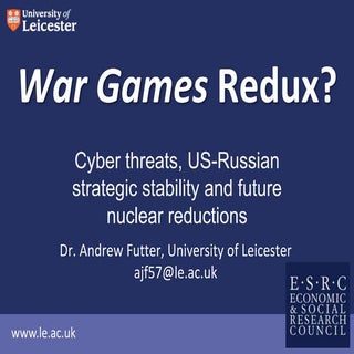 War Games Redux?