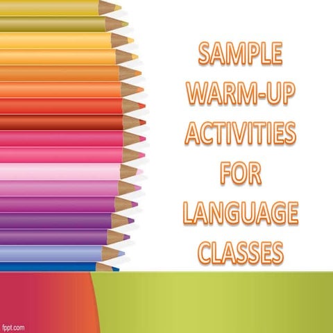 Warm up activities-uü