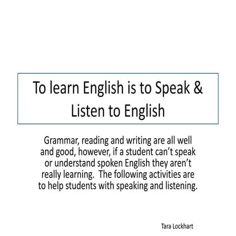 12 ESL Activities for the Classroom