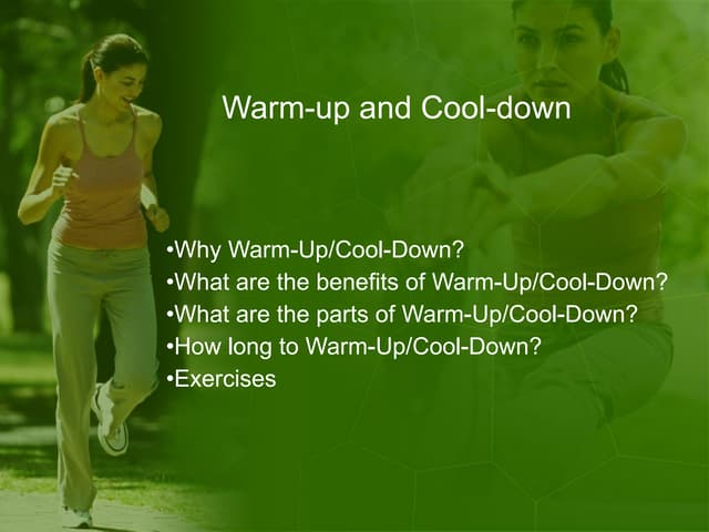 Warm up & cool-down