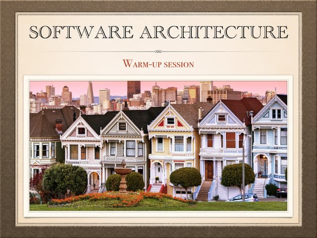 Software Architecture - Quiz Questions