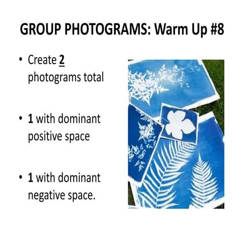 Warm up #8 photogram