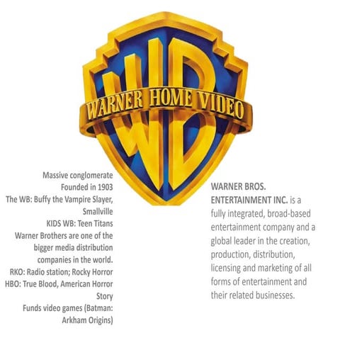 Warner bros | PPTX