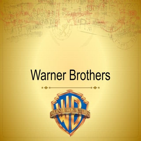 Warner bros media presentation | PPTX
