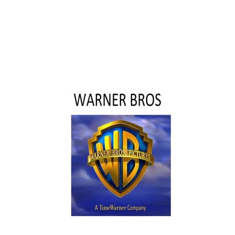 Warner bros presentation | PPTX