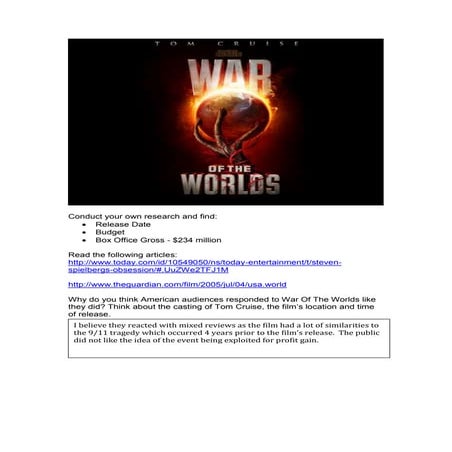 War of the_worlds_worksheet