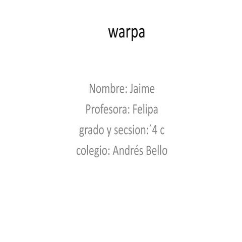 Warpa