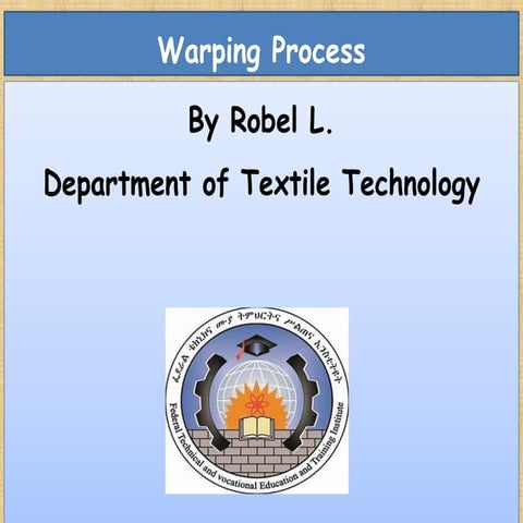 Warping process 