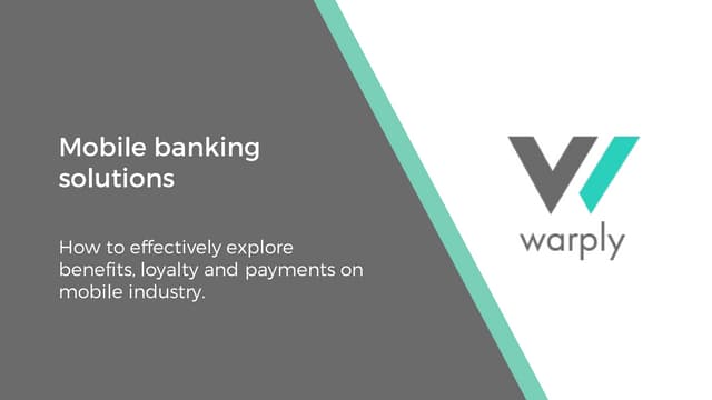 Warply Mobile Banking solutions
