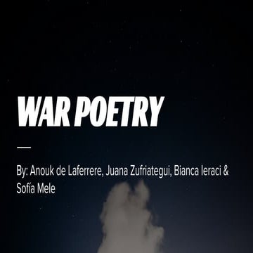 War Poetry