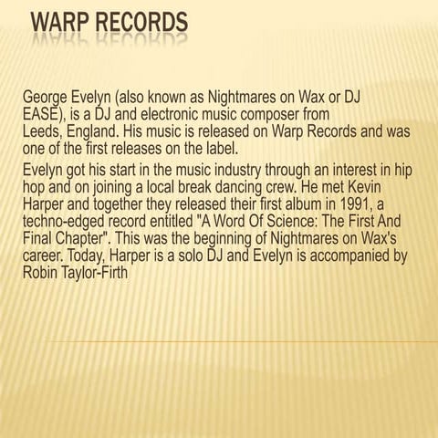 Warp records