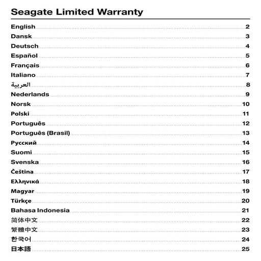 Seagate Limited Warranty Coverage and Terms Explained | PDF