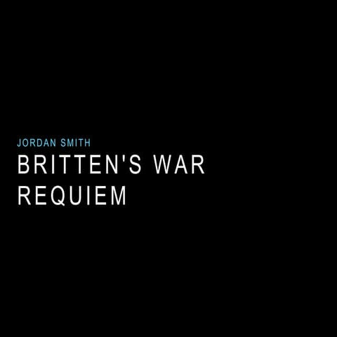Britten's War Requiem