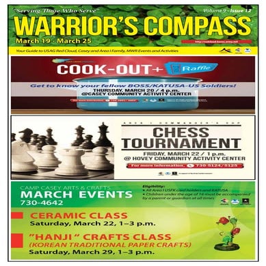 Warriors Compass March 19-25