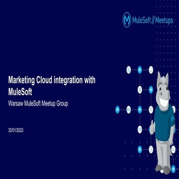 Marketing Cloud integration with MuleSoft | PPT