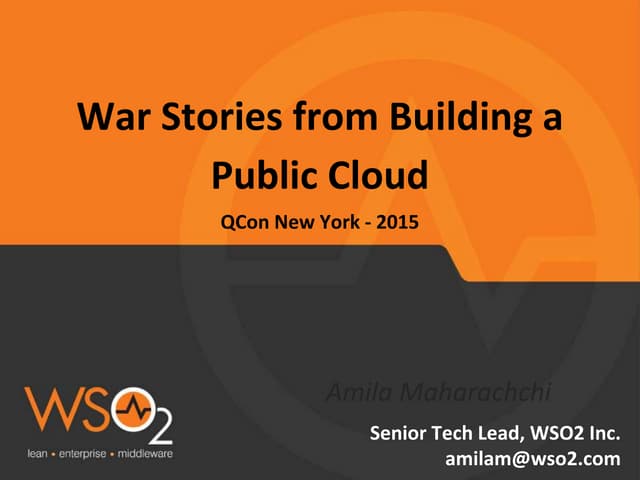 War stories from building a public cloud