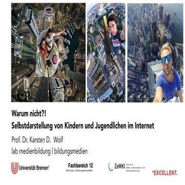 Warum nicht?! Selbstdarstellung von Kindern und Jugendlichen im Internet