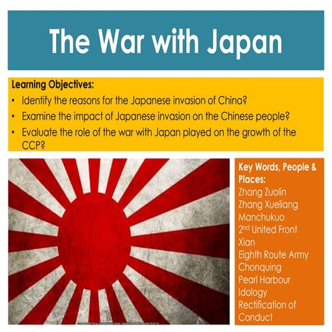 War with Japan