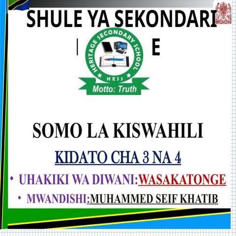 Comprehensive Analysis of Malenga Wapya in Kiswahili Literature for ...