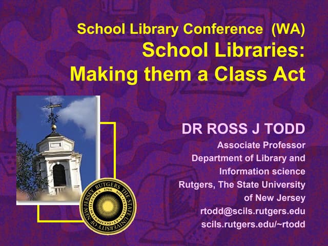 Wa School Libraries a Class Act