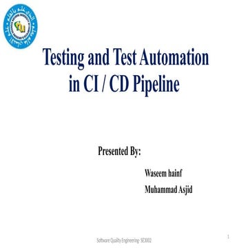 Waseem Hanif SQE Project.pptx software Quality