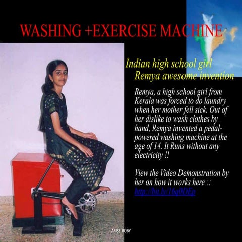 Washing +exercise machine